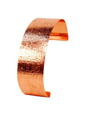Large copper cuff bracelet