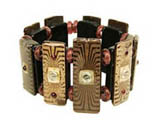 Belts, bracelets, tie tacks