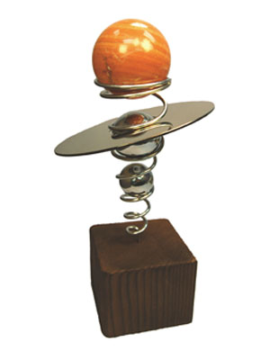 Spiral data sculpture